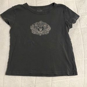 Brandy Melville grey tee! Gently worn but still in really good condition!